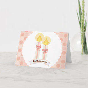 First Communion Celebration Card