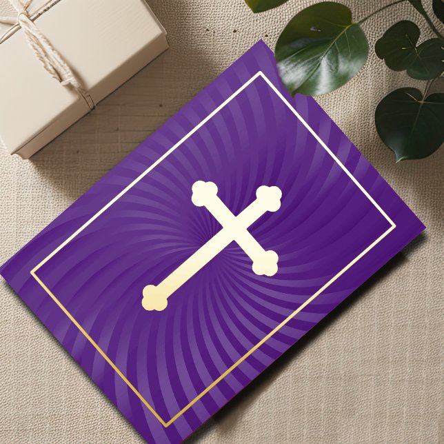 First Communion / Confirmation Purple Swirl Cross (Creator Uploaded)