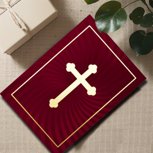 First Communion / Confirmation Red Swirl