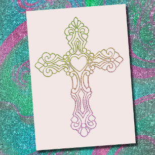First Communion Cross Invitation