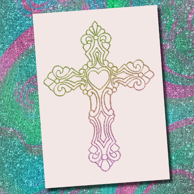 First Communion Cross Invitation (Creator Uploaded)