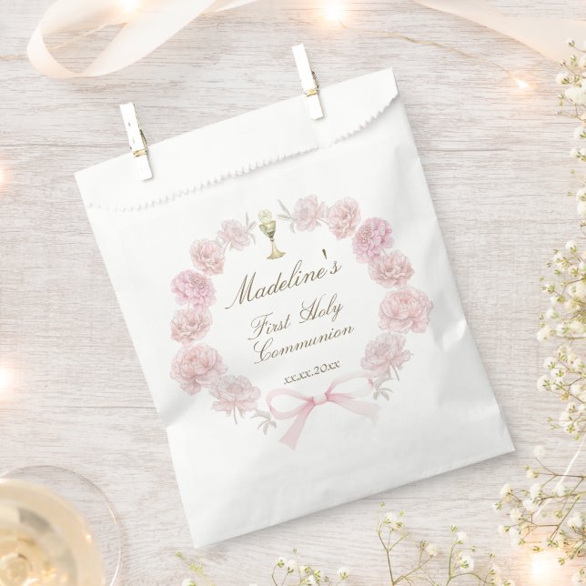 first communion delicate peonies frame favour bag (Clipped)