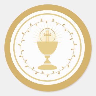 First Communion Envelope Seal or Favour Sticker