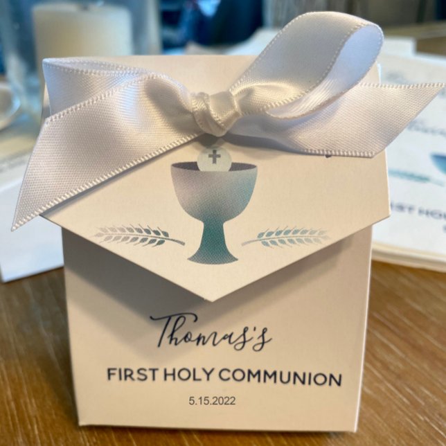 First Communion Favour Box, 1st Holy Communion Box (Creator Uploaded)