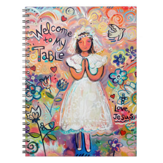 First Communion Girl Journal Notebook