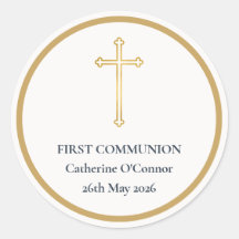 First Communion Gold Cross