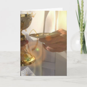 First Communion Greeting Card