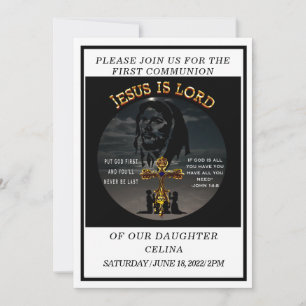 First Communion Invitation