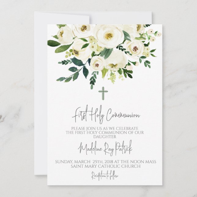 First Communion Invitation (Front)