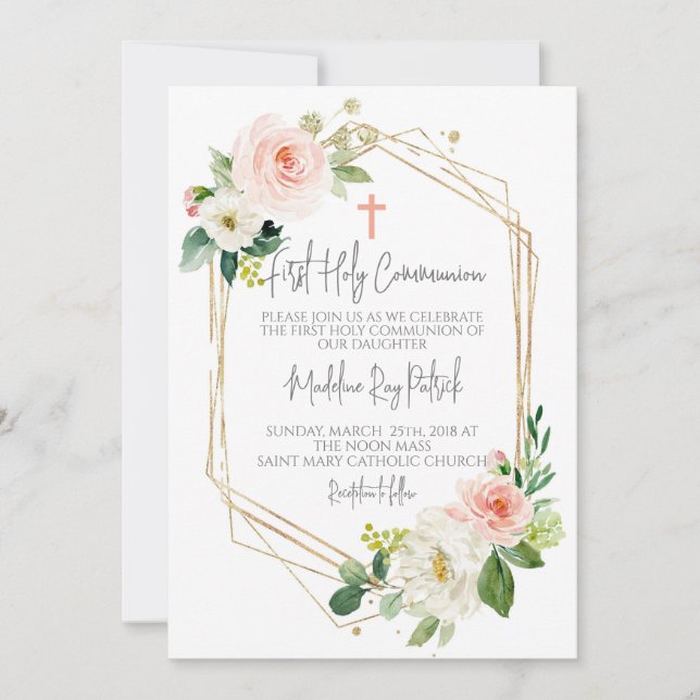 First Communion Invitation (Front)