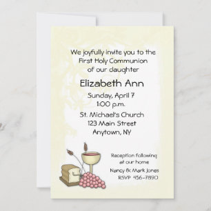 First Communion Invitation
