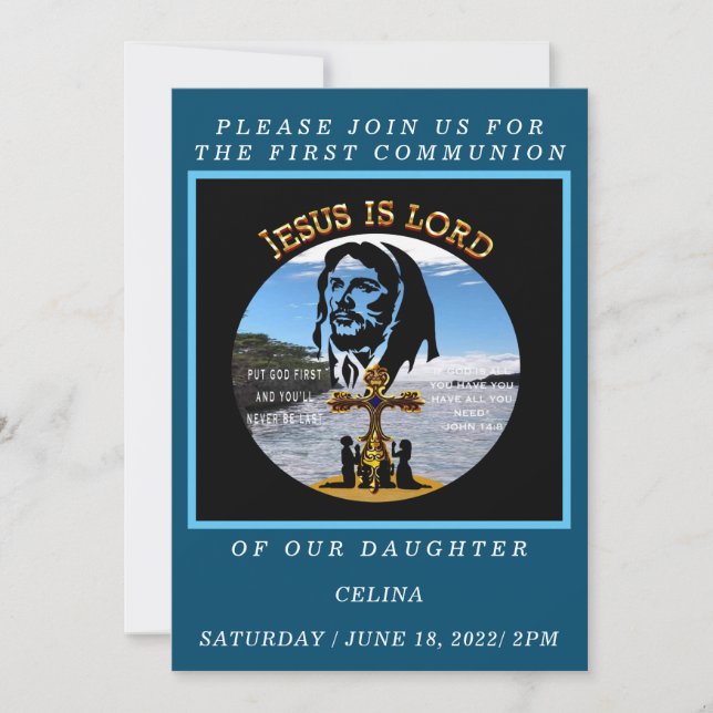 First Communion Invitation (Front)
