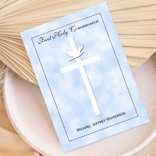 First Communion Invitation for Boys