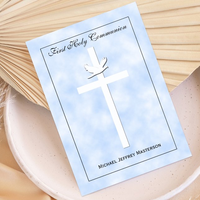 First Communion Invitation for Boys (Creator Uploaded)