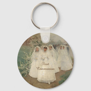 First Communion Key Ring