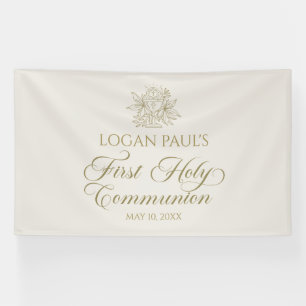 First Communion Marfil banner backdrop
