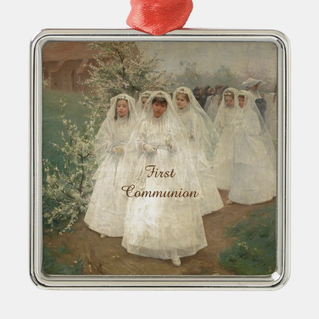 First Communion Metal Tree Decoration (Front)
