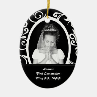First Communion Oval Ornament