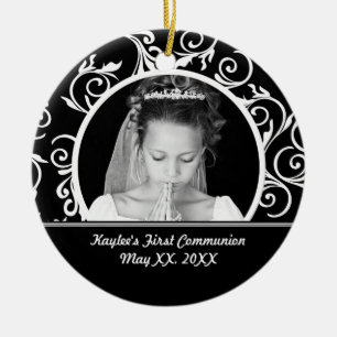First Communion Photo Ornament