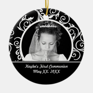 First Communion Photo Ornament