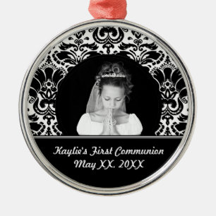 First Communion Photo Ornament