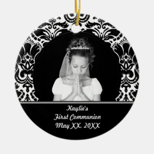 First Communion Photo Ornament