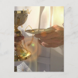 First Communion  Postcard