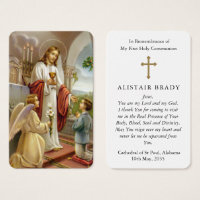 First Communion Prayers | Boy Communion 1