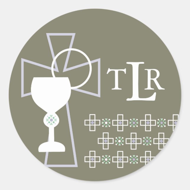 First Communion Seal - Monogram (Front)