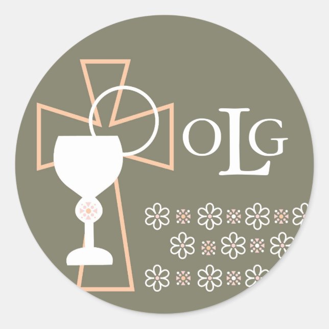 First Communion Seal - Monogram (Front)