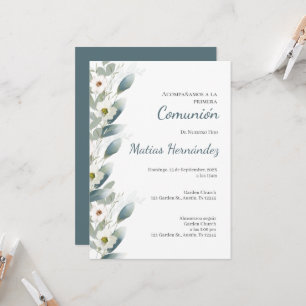 First Communion Spanish Invitation