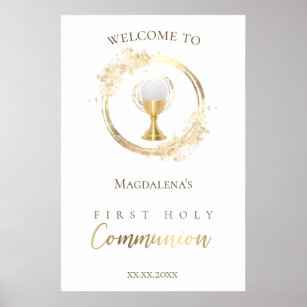 First Communion welcome Poster