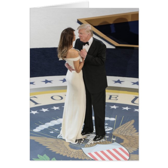 First Couple Donald and Melania Trump Dancing Ball (Front)