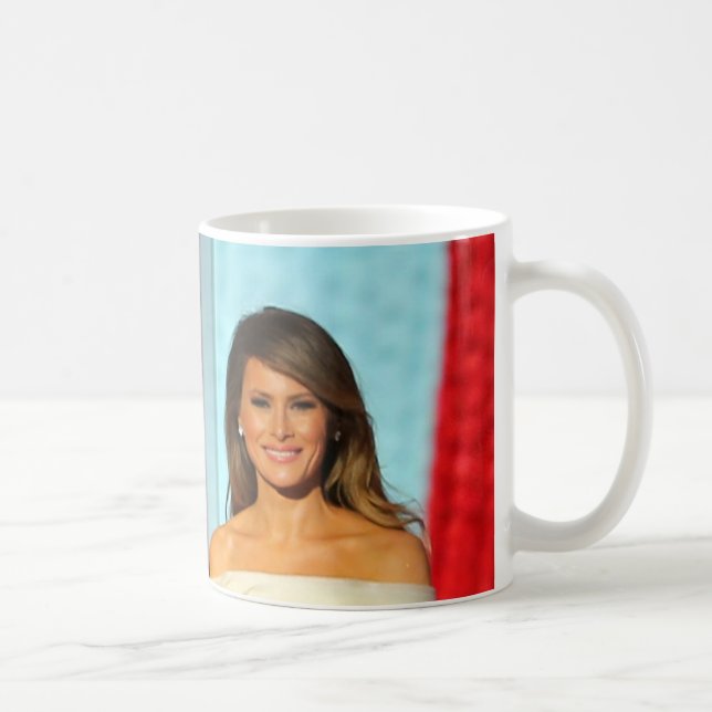 First Couple Donald and Melania Trump Inauguration Coffee Mug (Right)