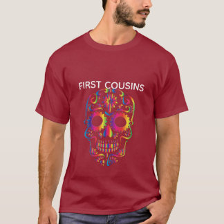 FIRST COUSINS-MONSTER FACE DARK T-Shirt