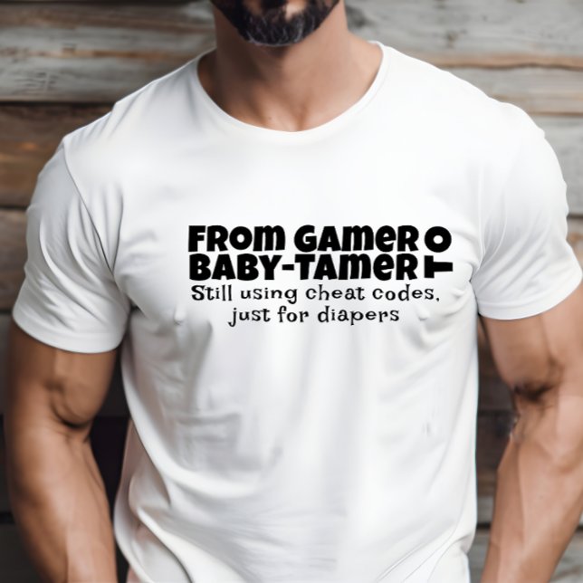 First  dad day white letter humour T-Shirt (Creator Uploaded)