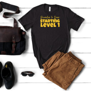 First  dad day yellow letter humor T-Shirt