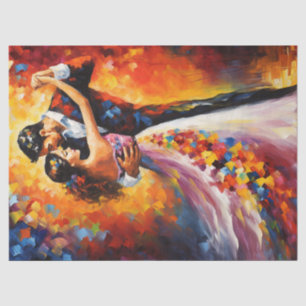 First Dance Couple Decoupage Tissue Paper
