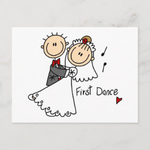 First Dance Wedding Tshirts and Gifts Postcard