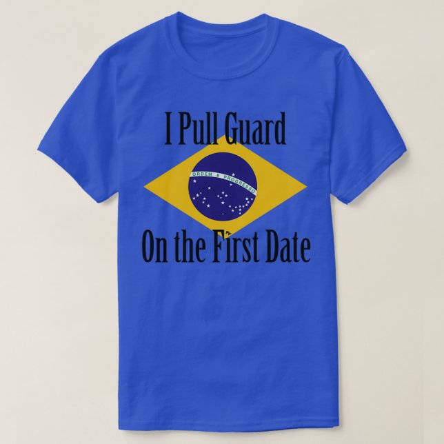 First Date BJJ Black T-Shirt (Design Front)