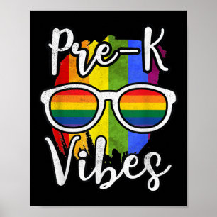 First Day Back To School Funny Pre-k Student Teach Poster