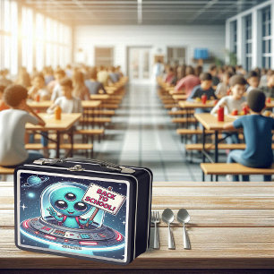 First Day Jitters - Alien Edition Metal Lunch Box