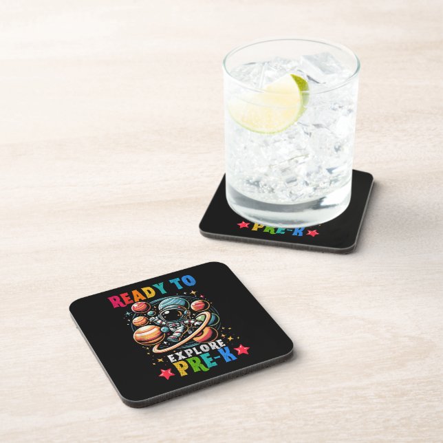 First day Kids Welcome back to School Astronaut Coaster (Right Side)