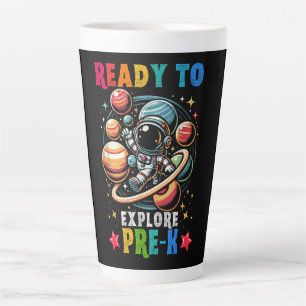 First day Kids Welcome back to School Astronaut Latte Mug