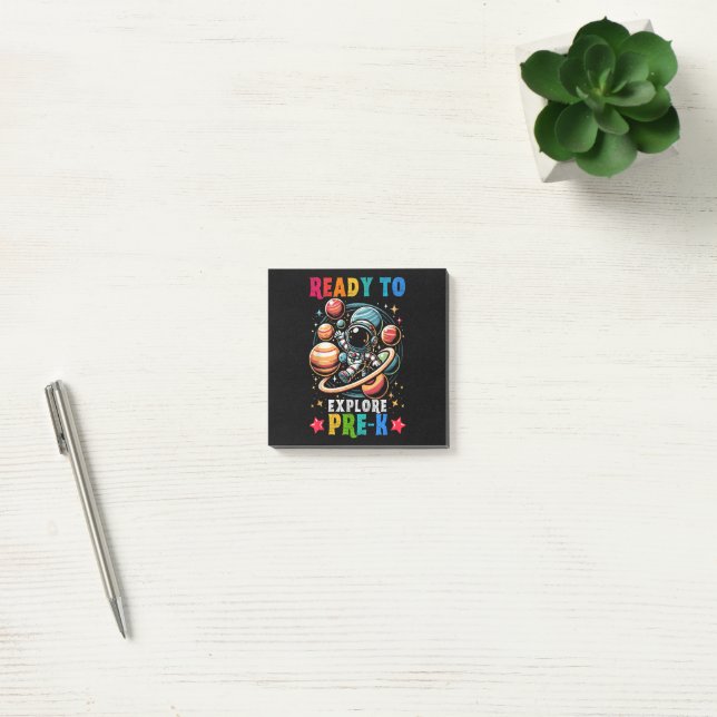 First day Kids Welcome back to School Astronaut  Post-it Notes (Office)