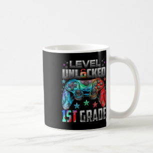 First Day Of 1st Grade Level Unlocked Game Back To Coffee Mug