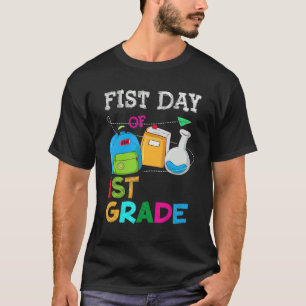 First Day Of 1st Grade Teacher Back To Shool T-Shirt