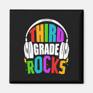 First Day Of 3rd Grade Rocks Back To School Teache Magnet