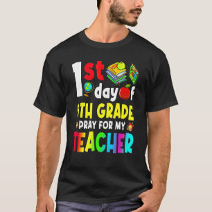 First Day Of 6th Grade Teacher Back To School Boys T-Shirt
