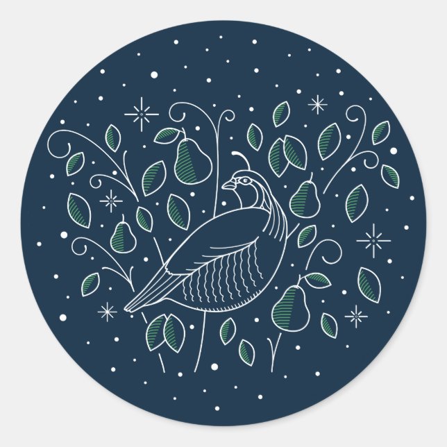 FIRST DAY OF CHRISTMAS / Christmas Stickers (Front)